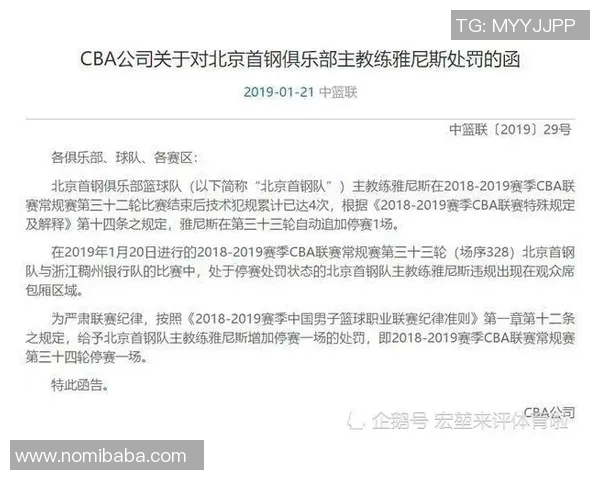 球员因违规交易遭罚款及停赛处罚 官方公告正式发布